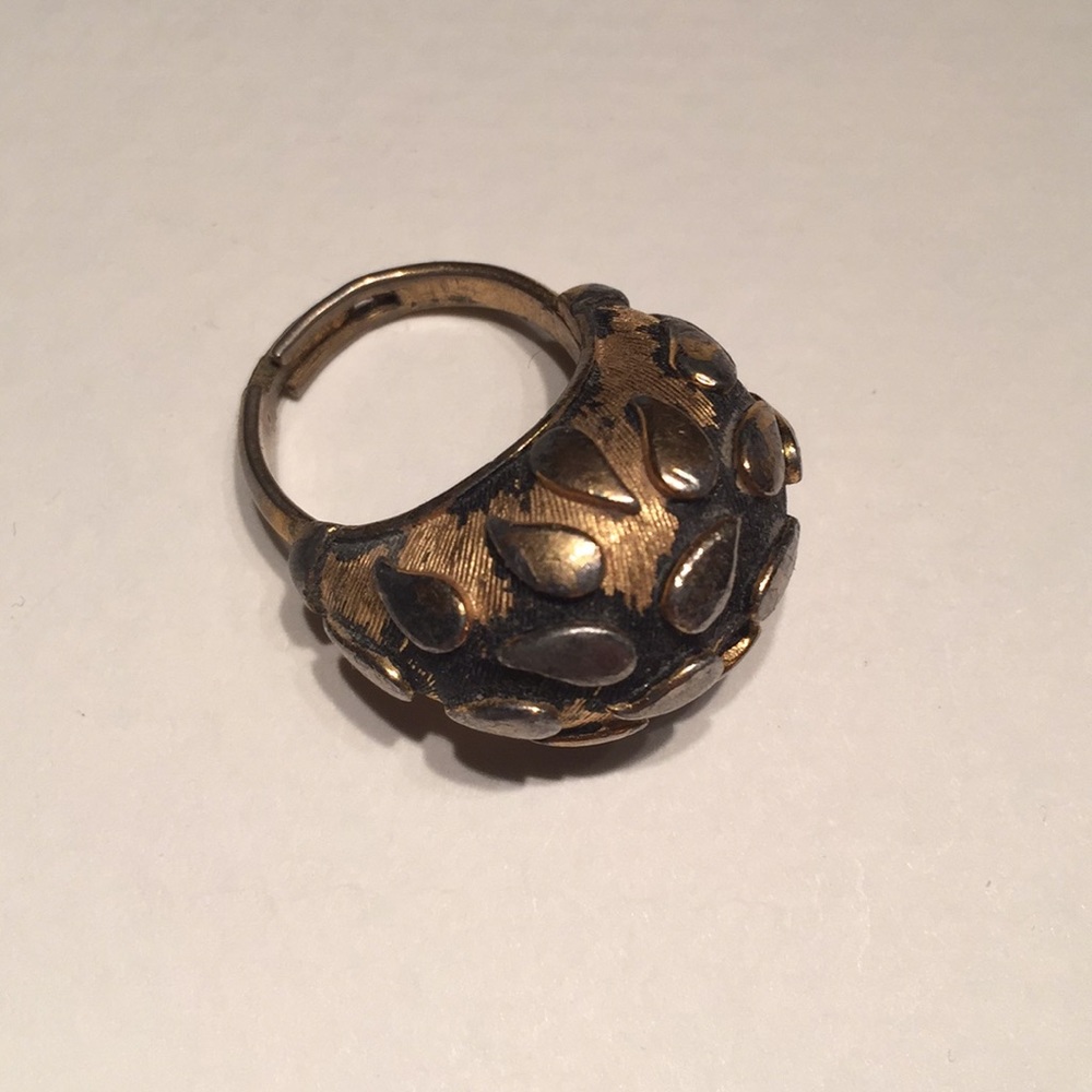 Vintage Brass Royal Paisley Ring
